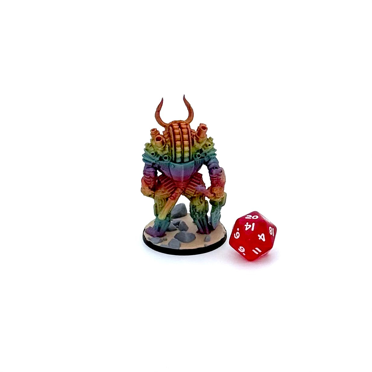 Rainbow Clockwork Minotaur Pre-painted