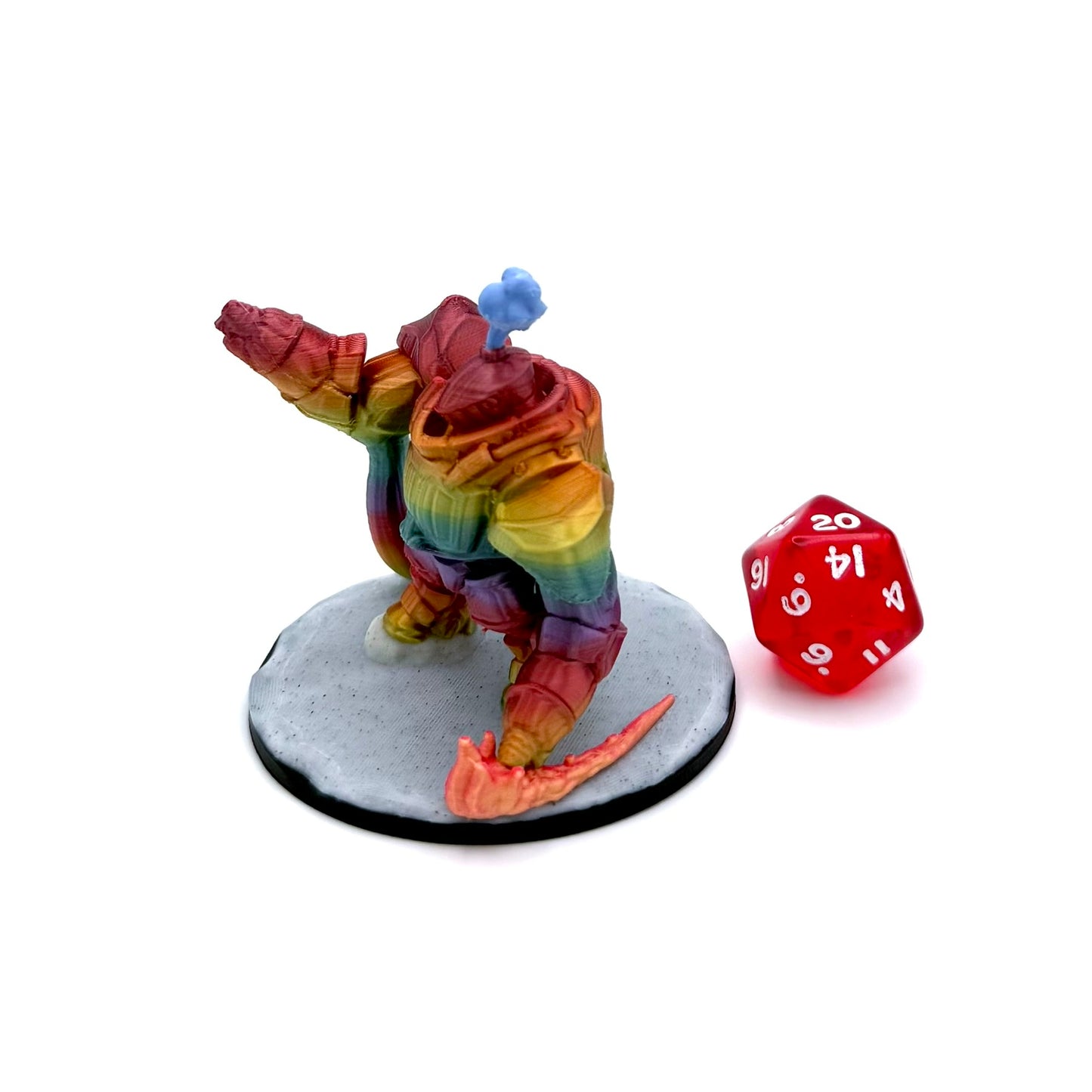 Rainbow Furnace Golem Pre-painted