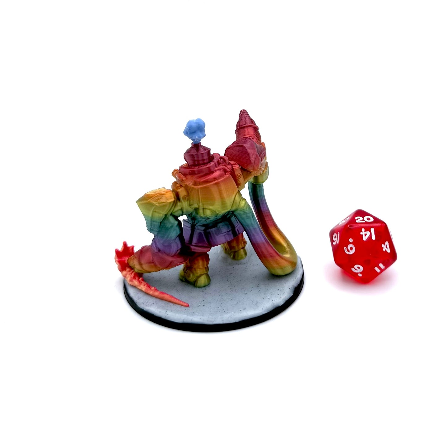 Rainbow Furnace Golem Pre-painted