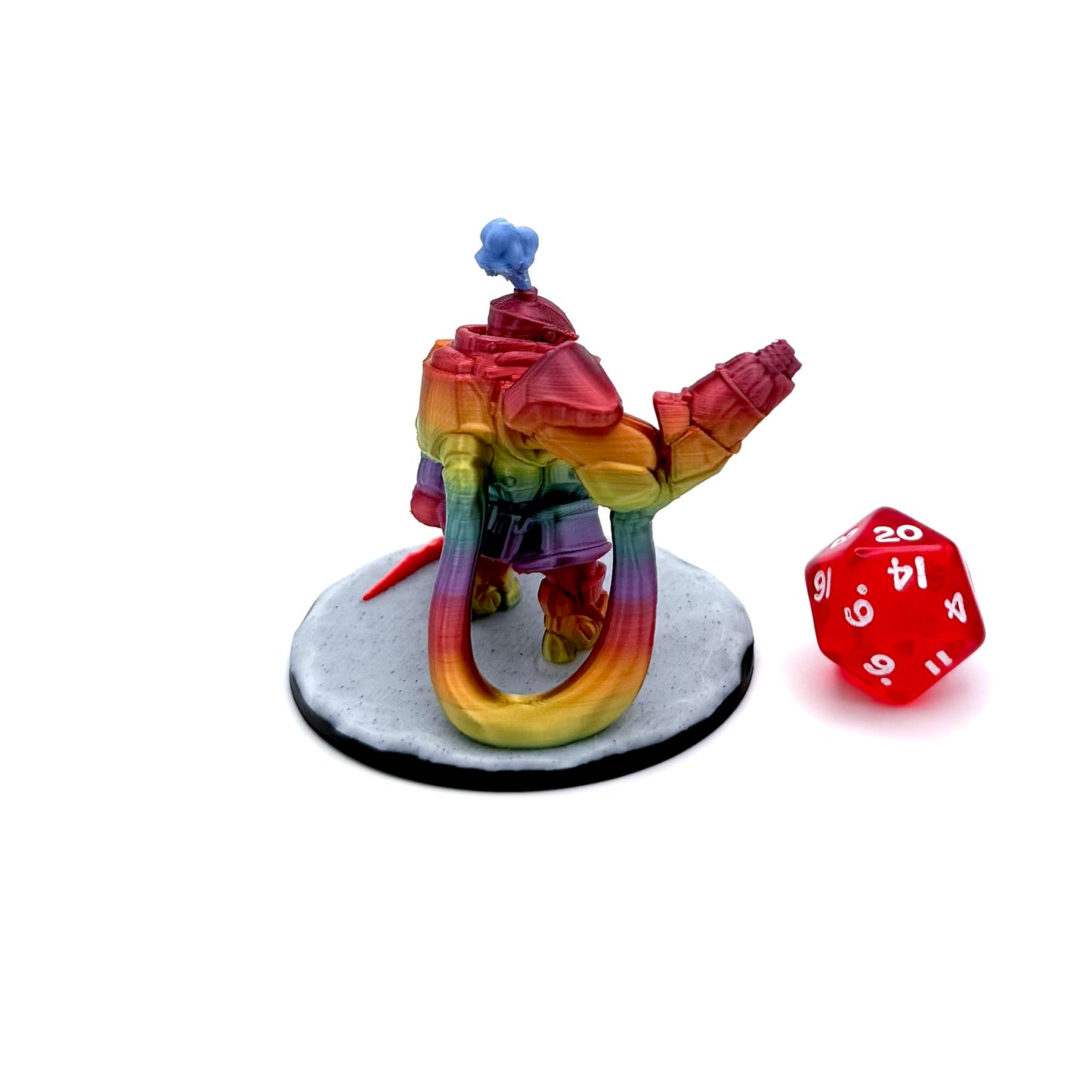 Rainbow Furnace Golem Pre-painted
