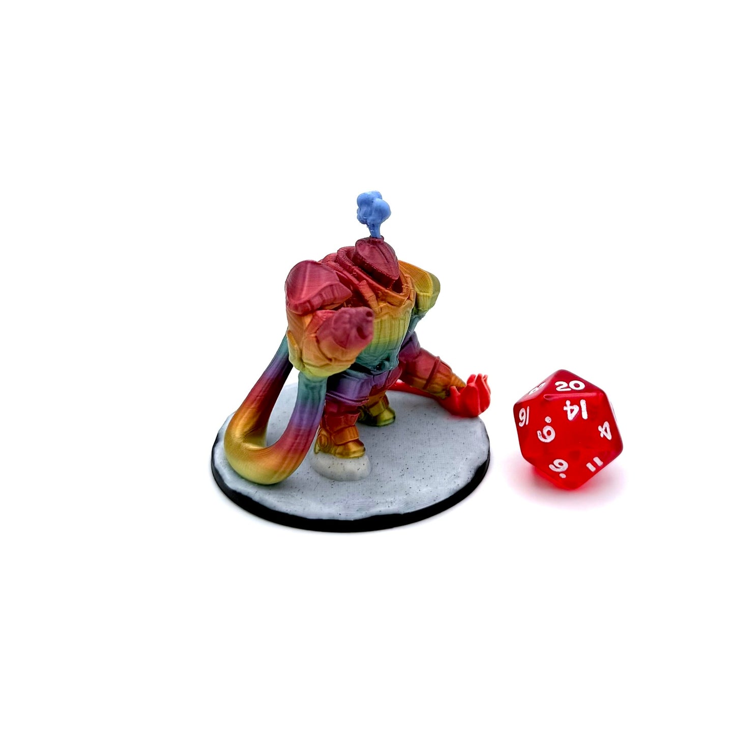 Rainbow Furnace Golem Pre-painted